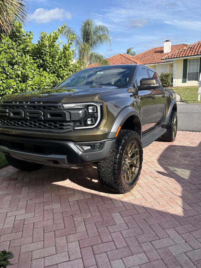 Bronze Ford Raptor truck &mdash; exterior detail