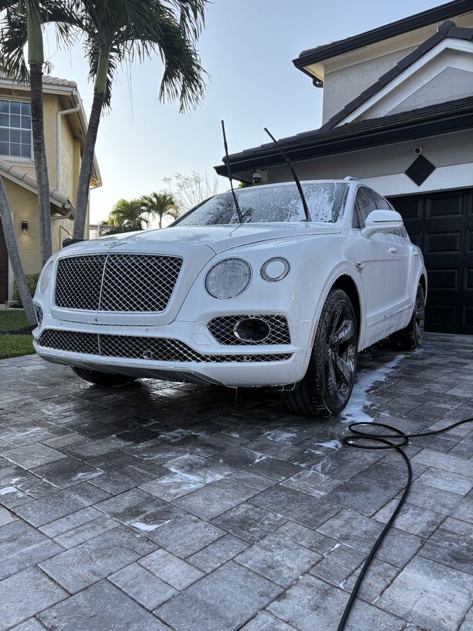 Bentley Bentayga — exterior detail in progress